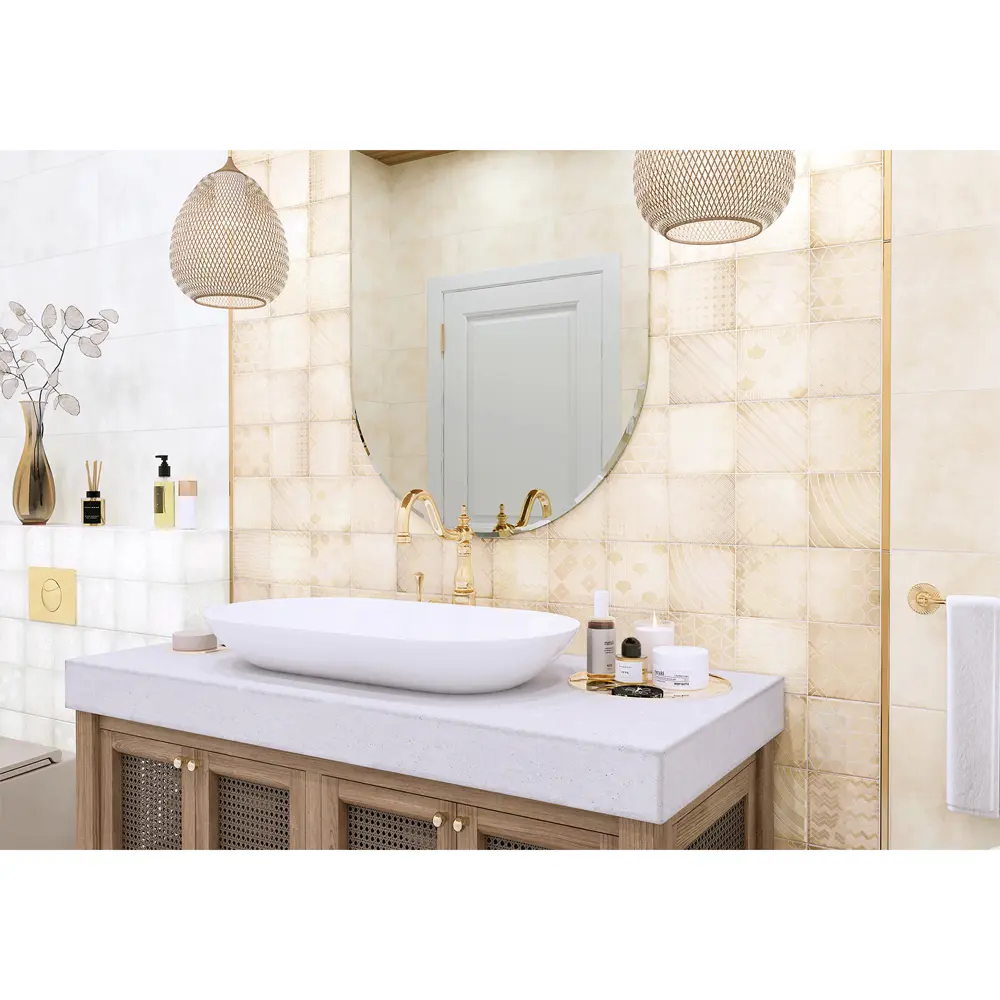 Фото 5 Плитка Alma ceramica Richard crema TWU09RCD004 24.9x50см 1.245 м² цвет бежевый, цена за упаковку Фото 5 Плитка Alma ceramica Richard crema TWU09RCD004 24.9x50см 1.245 м² цвет бежевый, цена за упаковку