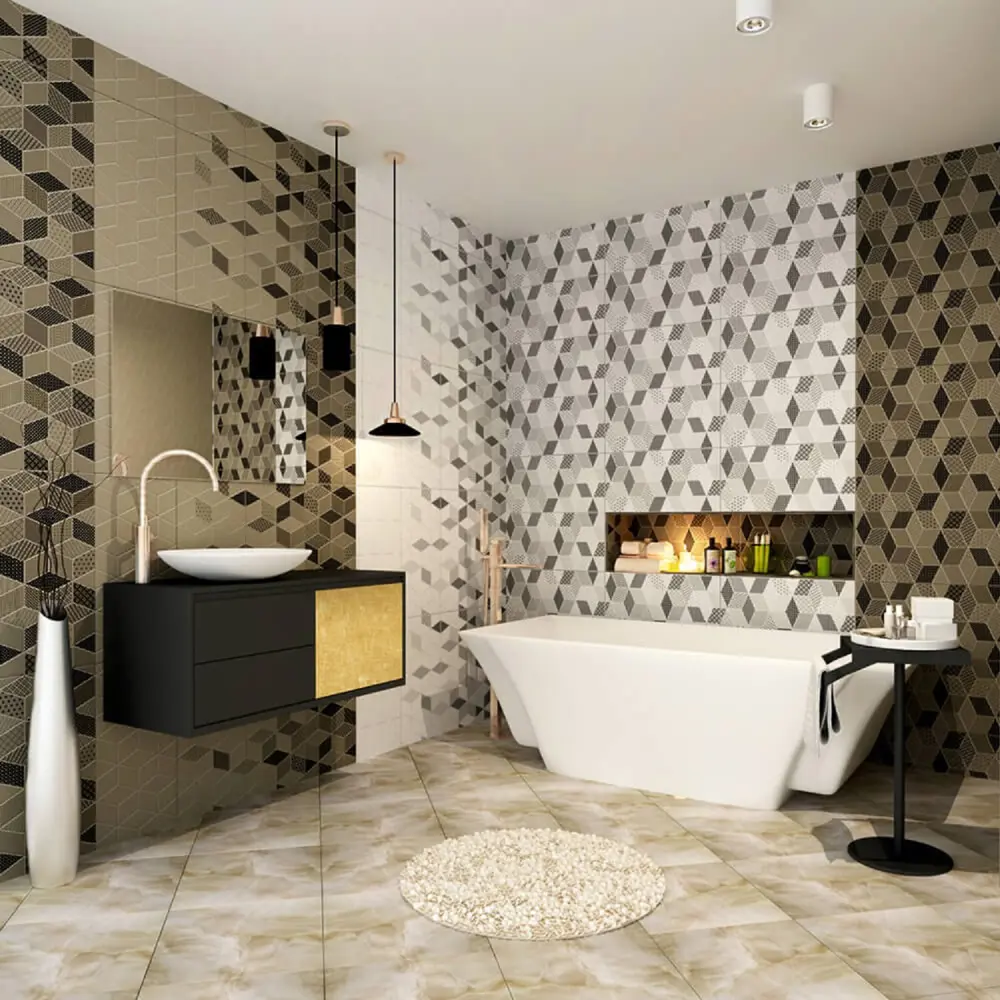 Фото Плитка Керамин Тренд 7 тип-1 30x60 30x60см 1.98 м² цвет серый Фото Плитка Керамин Тренд 7 тип-1 30x60 30x60см 1.98 м² цвет серый