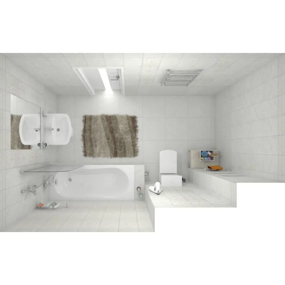 Фото 2 Керамогранит Kerama marazzi SG453500R 50.2x50.2см 1.512 м² цвет белый, цена за упаковку Фото 2 Керамогранит Kerama marazzi SG453500R 50.2x50.2см 1.512 м² цвет белый, цена за упаковку
