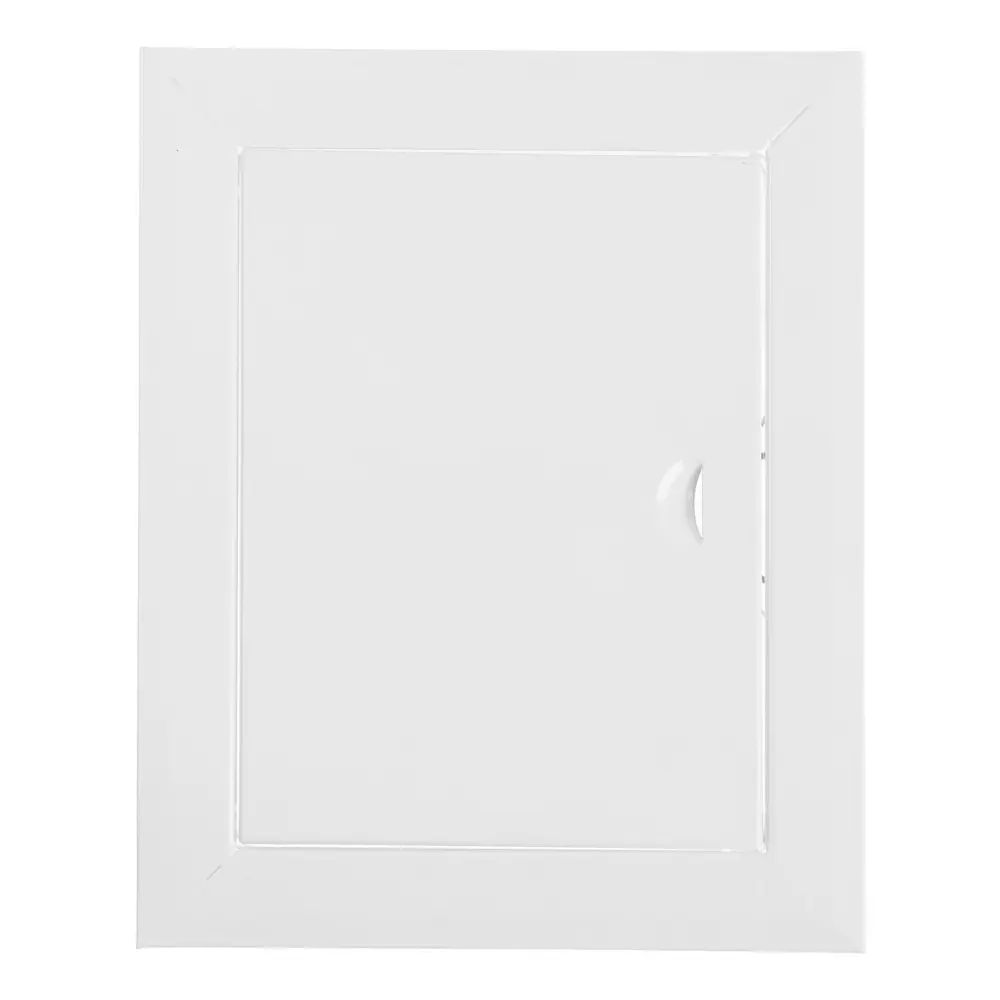 Фото Люк ревизионный Zein 9690297 металл цвет белый 21x3см Фото Люк ревизионный Zein 9690297 металл цвет белый 21x3см