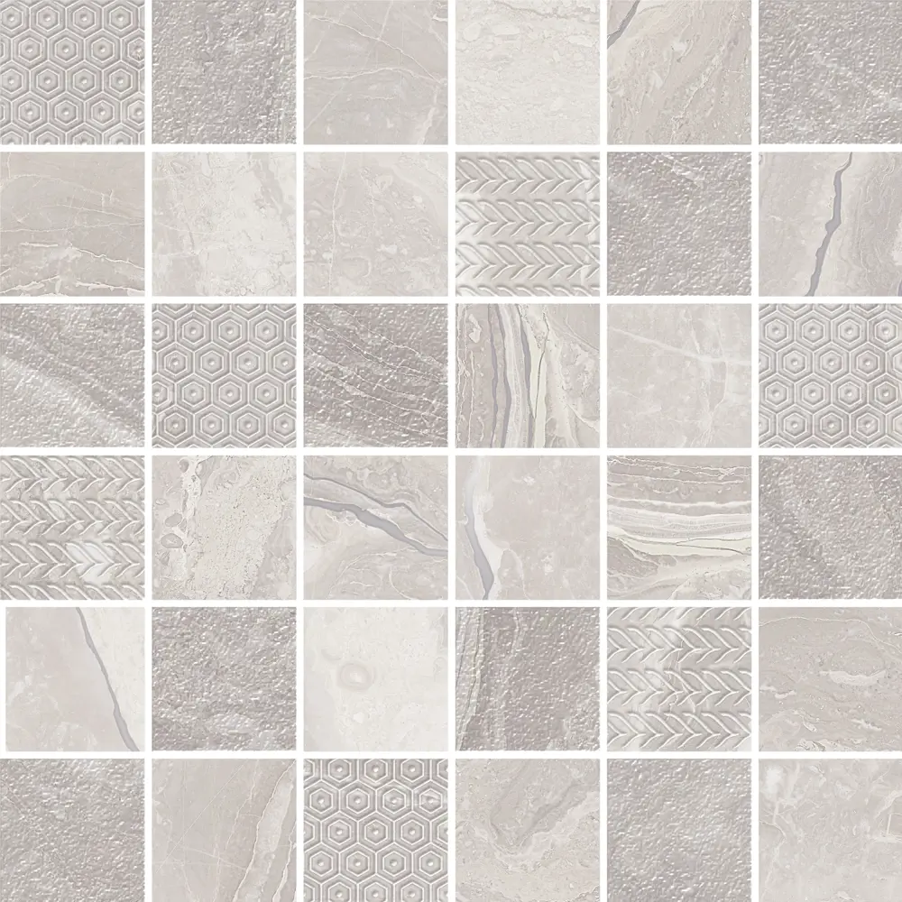 Фото Мозаика Kerlife Torino Ice Mosaic 30x30см цвет серый