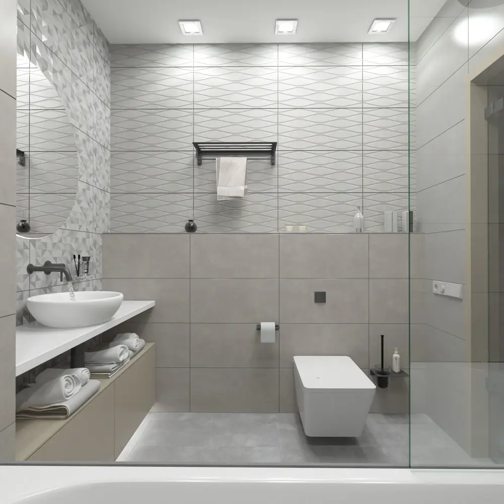 Фото 2 Плитка Kerlife Roma ORIGAMI GRIGIO 31.5x63см 1.59 м² цвет серый Фото 2 Плитка Kerlife Roma ORIGAMI GRIGIO 31.5x63см 1.59 м² цвет серый