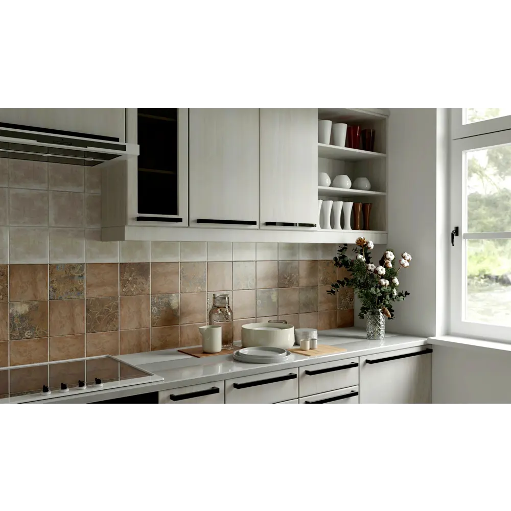 Фото 7 Керамическая плитка Агат Caro 120142111152538 15x15см 0.72 м² цвет коричневый, цена за упаковку Фото 7 Керамическая плитка Агат Caro 120142111152538 15x15см 0.72 м² цвет коричневый, цена за упаковку