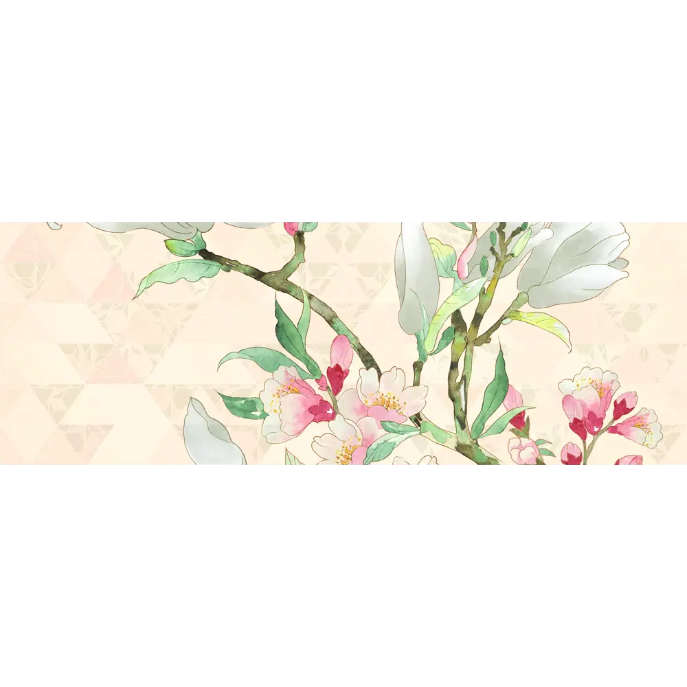 Фото 2 Панно Kerlife Primavera magnolia crema 75x70.9 см цвет кремовый Фото 2 Панно Kerlife Primavera magnolia crema 75x70.9 см цвет кремовый