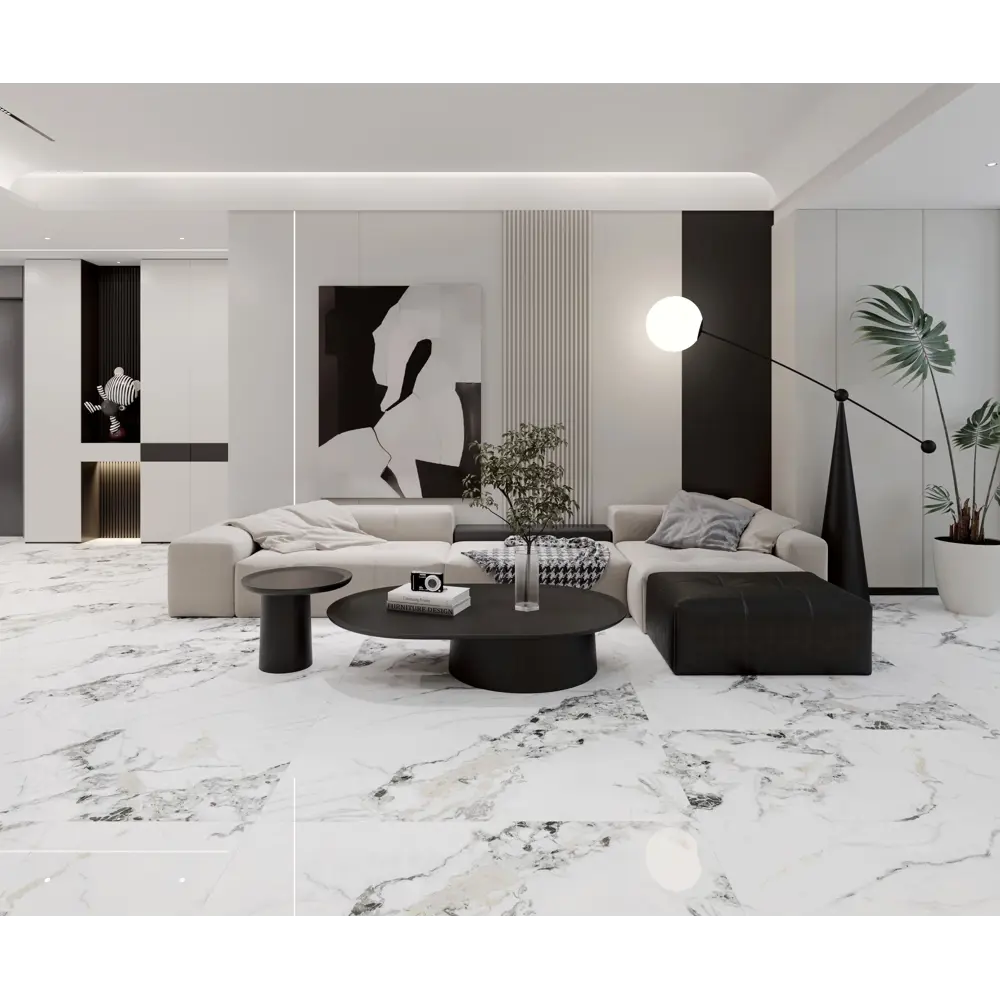 Фото 5 Керамическая плитка Basconi home BHW-0035-5 60x120см 2.16 м² цвет белый, цена за упаковку Фото 5 Керамическая плитка Basconi home BHW-0035-5 60x120см 2.16 м² цвет белый, цена за упаковку