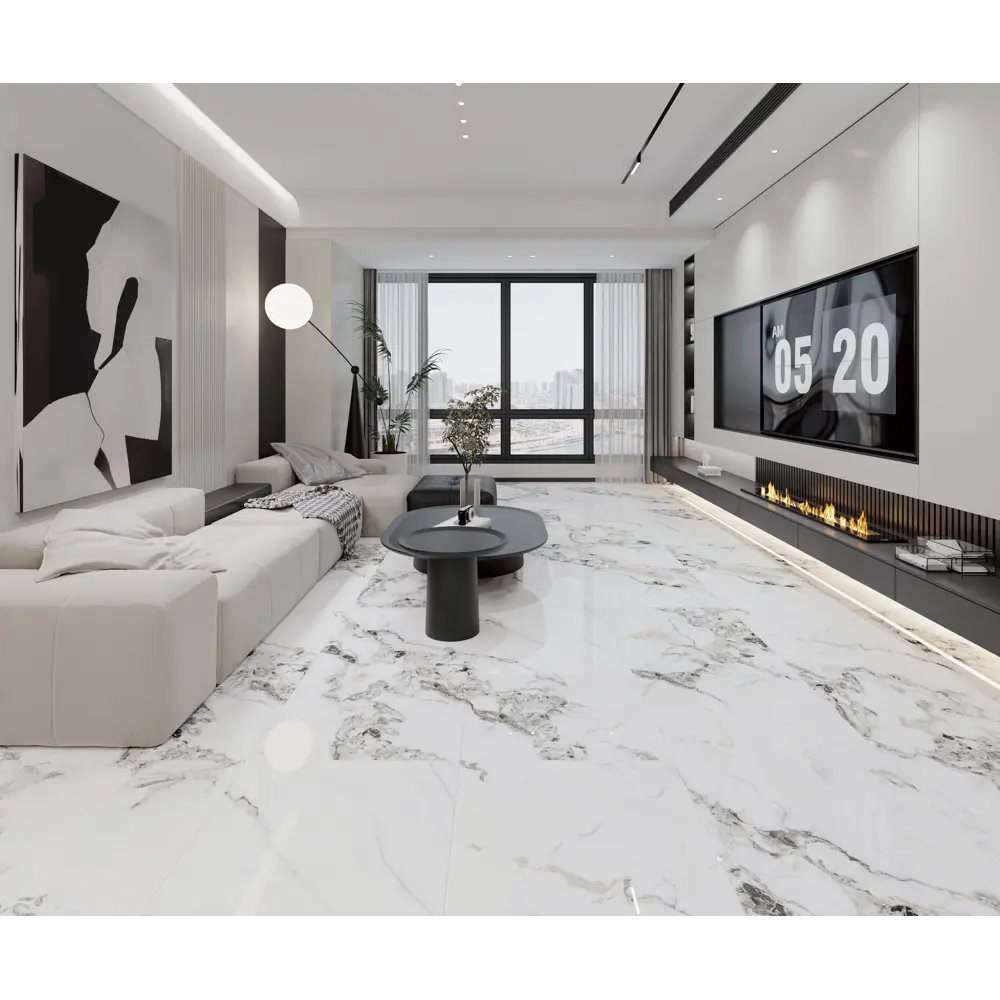 Фото 2 Керамическая плитка Basconi home BHW-0035-5 60x120см 2.16 м² цвет белый, цена за упаковку Фото 2 Керамическая плитка Basconi home BHW-0035-5 60x120см 2.16 м² цвет белый, цена за упаковку