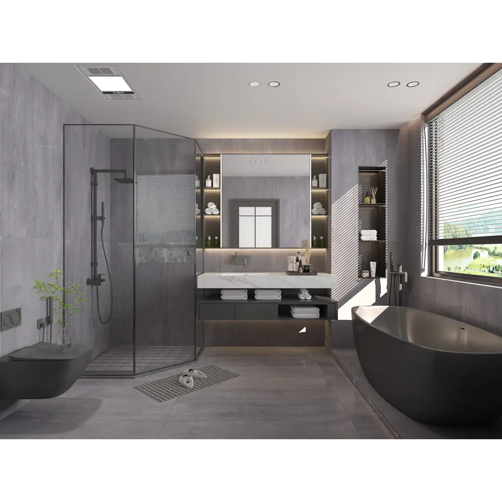 Фото Керамическая плитка Basconi home BHW-0013 60x120см 1.44 м² цвет серый, серебристый, цена за упаковку Фото Керамическая плитка Basconi home BHW-0013 60x120см 1.44 м² цвет серый, серебристый, цена за упаковку