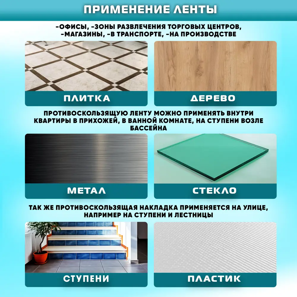 Фото 5 Противоскользящая лента самоклеющаяся напольная Пару Палок для улиц и дома 50 мм 50 м цвет черная Фото 5 Противоскользящая лента самоклеющаяся напольная Пару Палок для улиц и дома 50 мм 50 м цвет черная