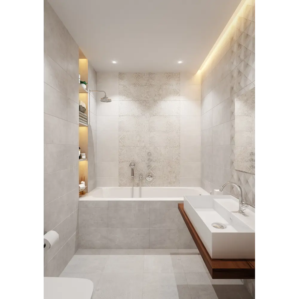Фото 2 Декор плиточный настенный Global tile Loft Gt67vg 25x50см цвет серый Фото 2 Декор плиточный настенный Global tile Loft Gt67vg 25x50см цвет серый
