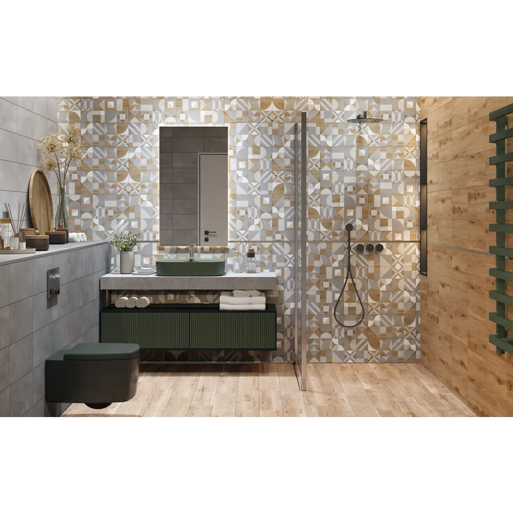 Фото 4 Керамическая плитка Global tile Vision 9VI0164M 27x40см цвет светло-серый Фото 4 Керамическая плитка Global tile Vision 9VI0164M 27x40см цвет светло-серый
