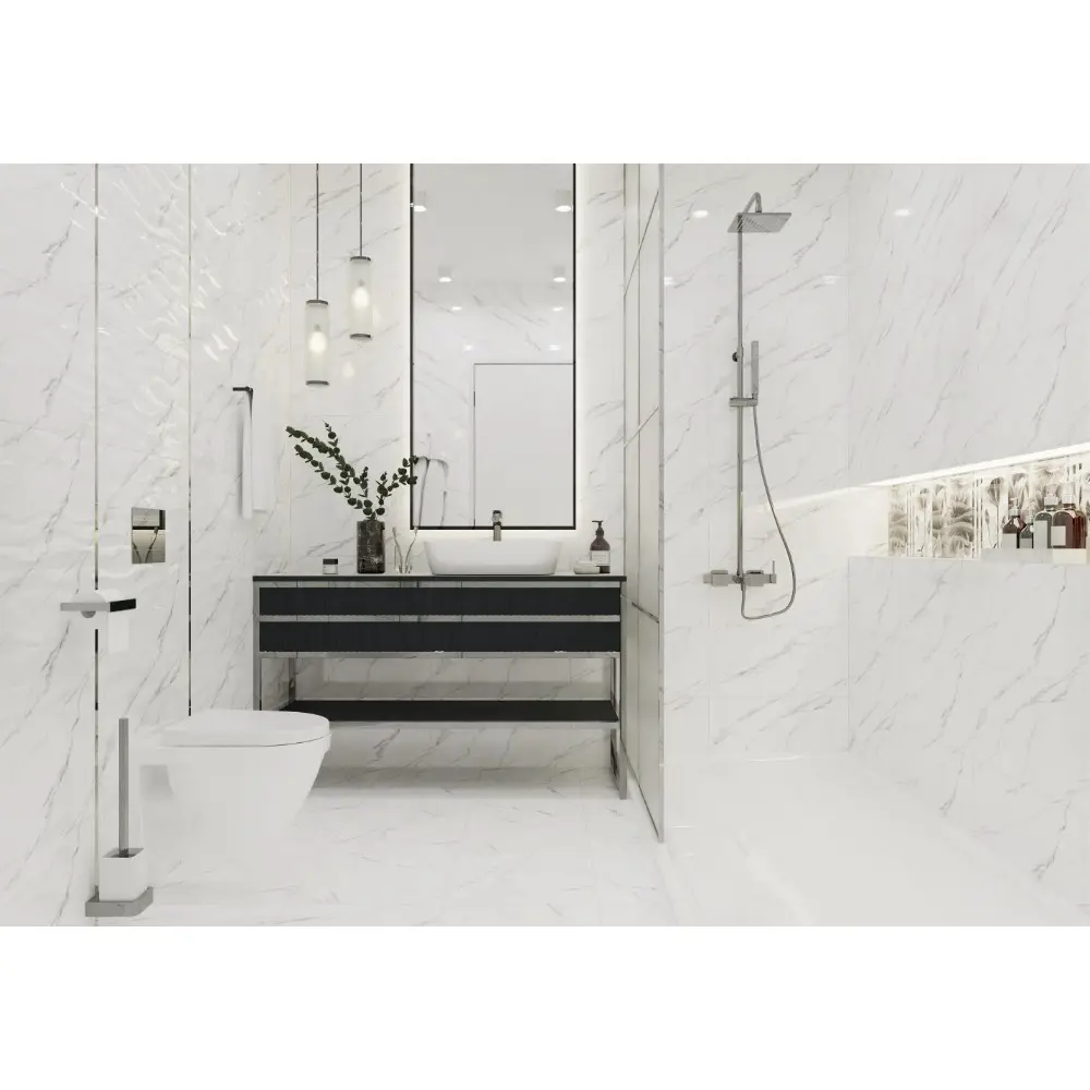 Фото 3 Керамическая плитка Тянь-шань 47634 30x60см 1.44 м² цвет белый, цена за упаковку Фото 3 Керамическая плитка Тянь-шань 47634 30x60см 1.44 м² цвет белый, цена за упаковку