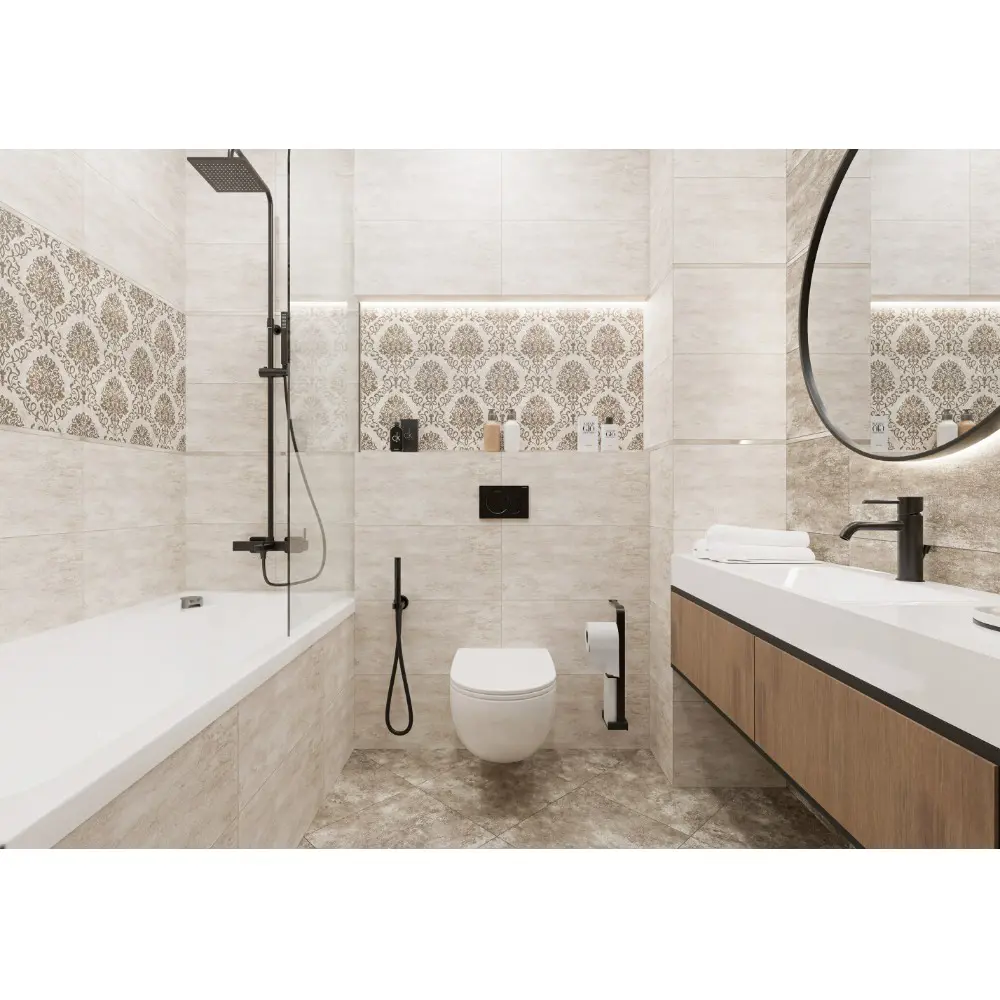 Фото 3 Керамическая плитка Тянь-шань 67876 30x60см 1.8 м² цвет серый Фото 3 Керамическая плитка Тянь-шань 67876 30x60см 1.8 м² цвет серый