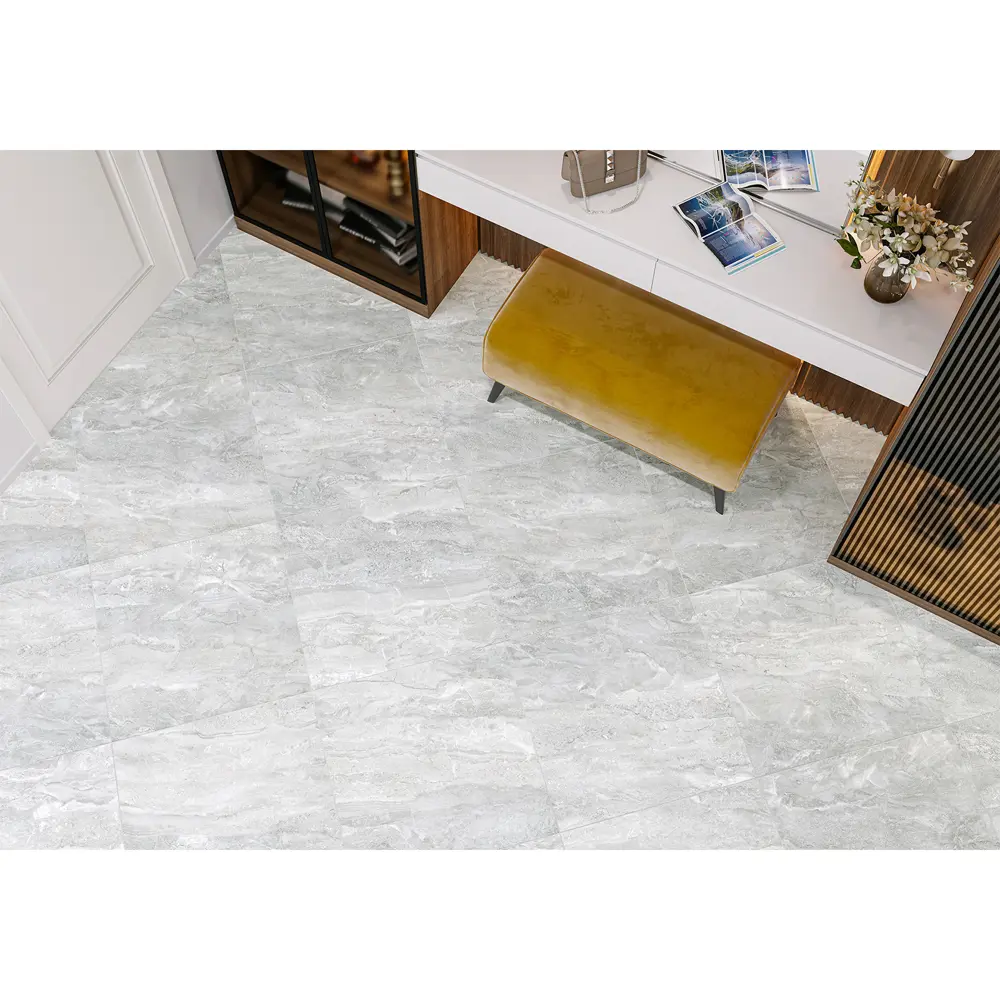 Фото 4 Керамогранит Alma ceramica Olsa GFU04SDT07R 60x60см 1.44 м² цвет серый, серебристый, цена за упаковку Фото 4 Керамогранит Alma ceramica Olsa GFU04SDT07R 60x60см 1.44 м² цвет серый, серебристый, цена за упаковку