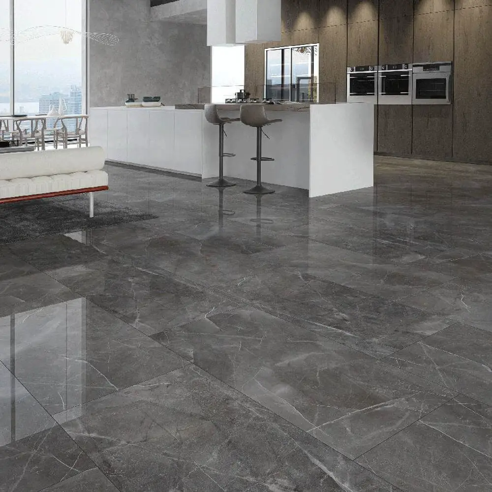 Фото Керамическая плитка Bien Turin Grey BIEN0017 60x120см 1.44 м² цвет серый, серебристый, цена за упаковку Фото Керамическая плитка Bien Turin Grey BIEN0017 60x120см 1.44 м² цвет серый, серебристый, цена за упаковку