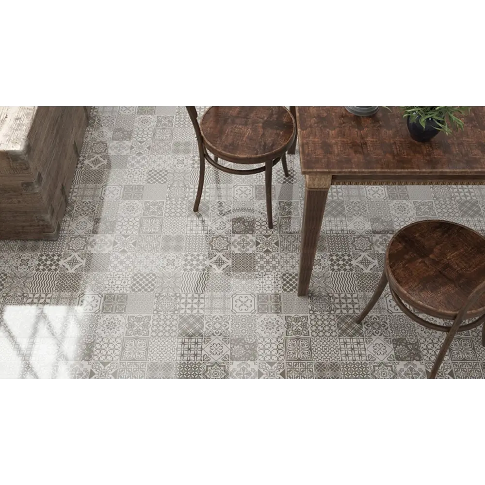 Фото Керамическая плитка Bien Ethnic White Rec 0057 BIEN0057 60x60см 1.44 м² цвет белый Фото Керамическая плитка Bien Ethnic White Rec 0057 BIEN0057 60x60см 1.44 м² цвет белый