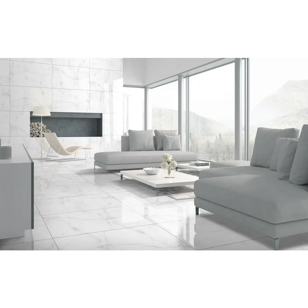 Фото Керамогранит One touch Nepolen 17246 60x120см 1.44 м² цвет белый с серым, цена за упаковку Фото Керамогранит One touch Nepolen 17246 60x120см 1.44 м² цвет белый с серым, цена за упаковку