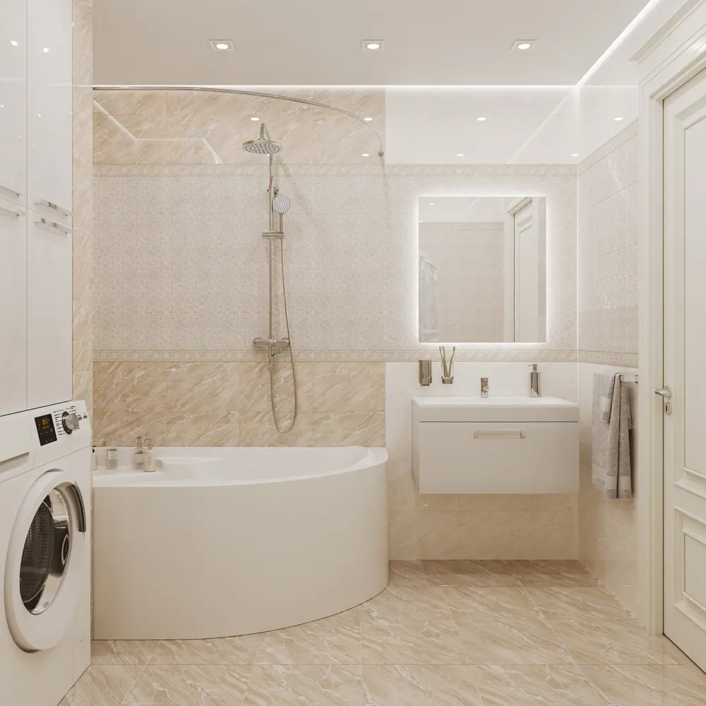Фото 4 Керамическая плитка Global tile Gestia gt орнамент 9GE0201TG 27x40см 1.08 м² цвет бежевый, цена за упаковку Фото 4 Керамическая плитка Global tile Gestia gt орнамент 9GE0201TG 27x40см 1.08 м² цвет бежевый, цена за упаковку