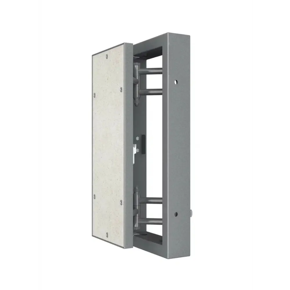Фото Люк ревизионный Evecs D2040 ceramo steel сталь с покрытием цвет серый 20x40см Фото Люк ревизионный Evecs D2040 ceramo steel сталь с покрытием цвет серый 20x40см