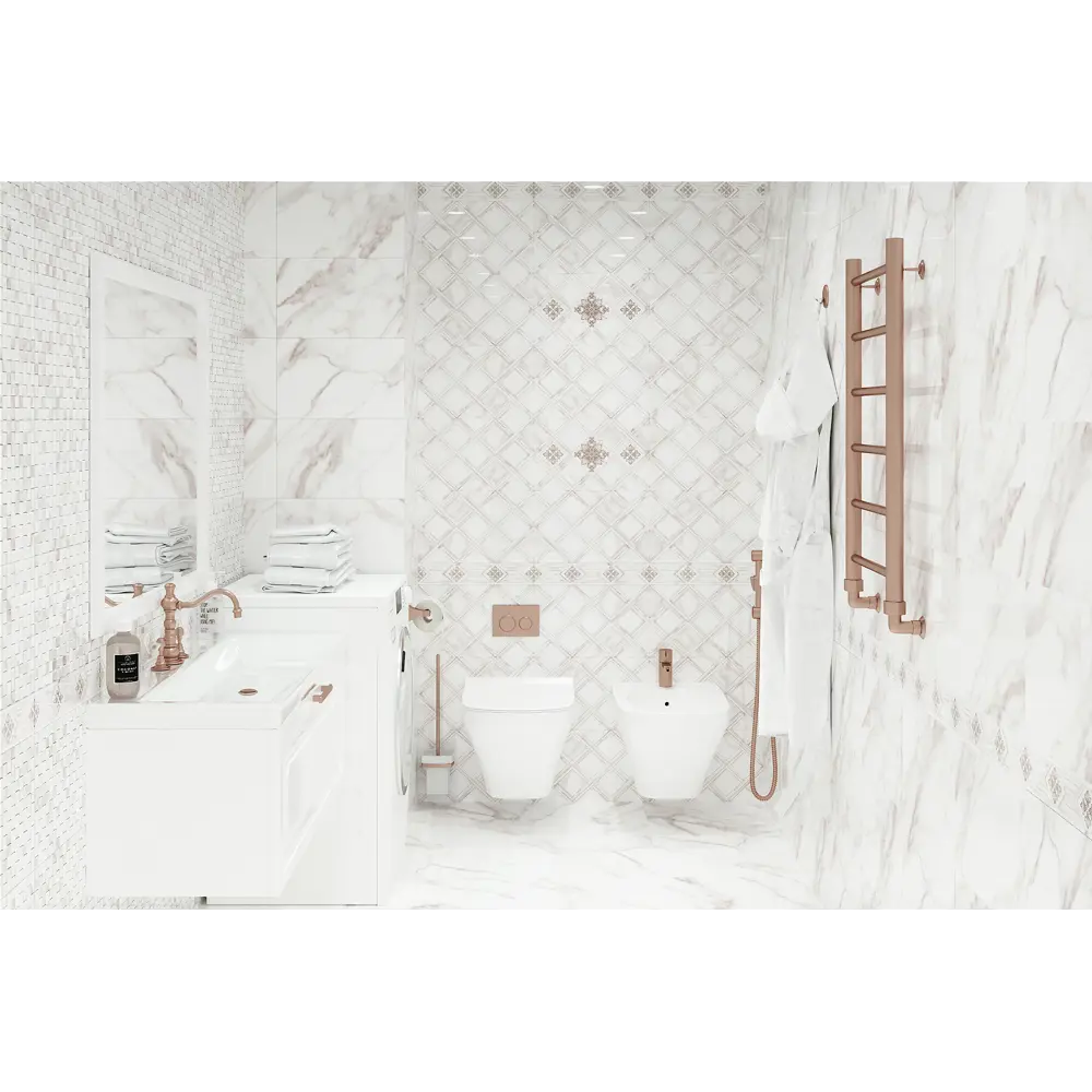 Фото 5 Керамическая плитка Global tile Calacatta gold gt 10100001116 25x40см 1.4 м² цвет белый Фото 5 Керамическая плитка Global tile Calacatta gold gt 10100001116 25x40см 1.4 м² цвет белый