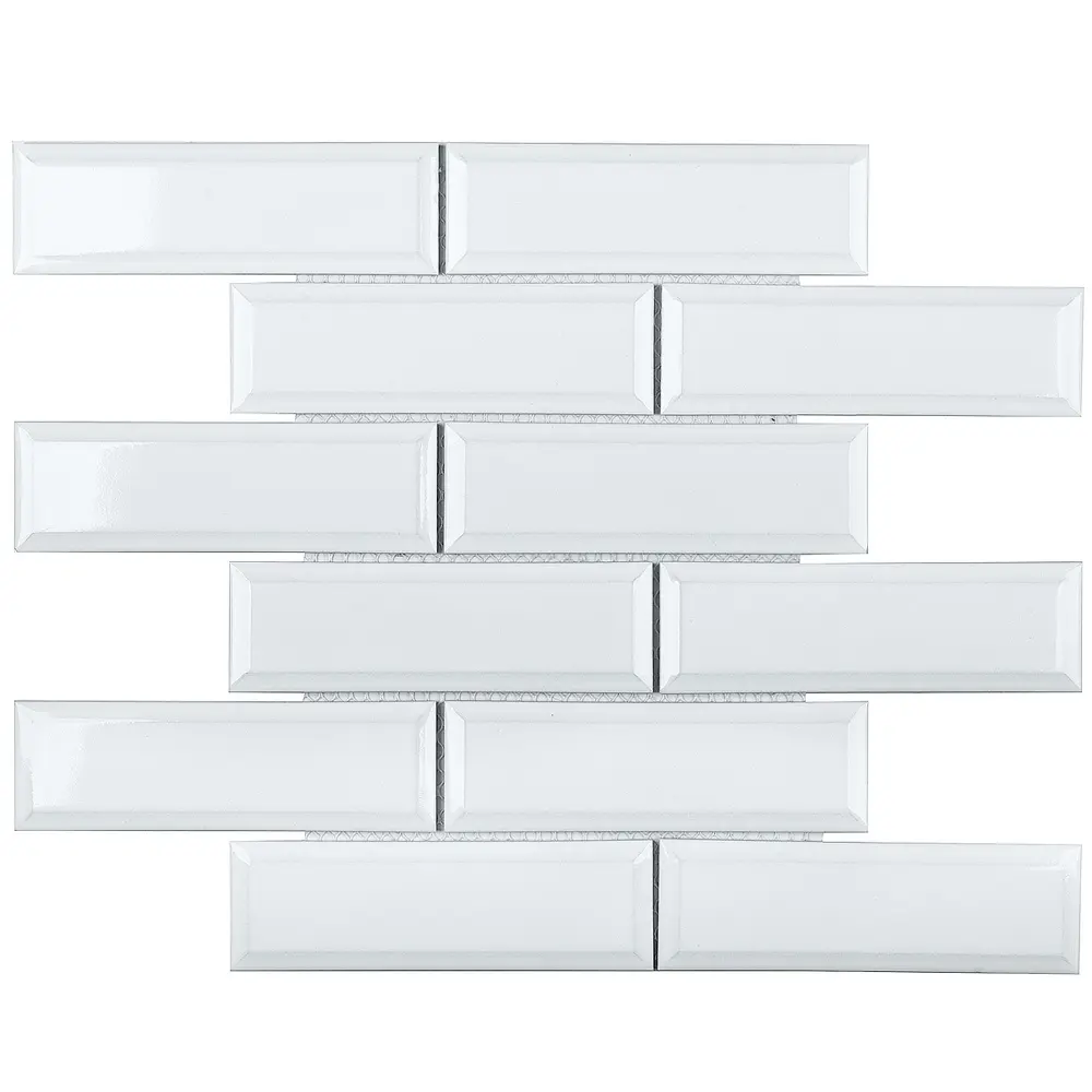Фото Декоративная мозаика Starmosaic Metro white glossy 45x145 1236107 28.7x29.5см цвет Белый Фото Декоративная мозаика Starmosaic Metro white glossy 45x145 1236107 28.7x29.5см цвет Белый