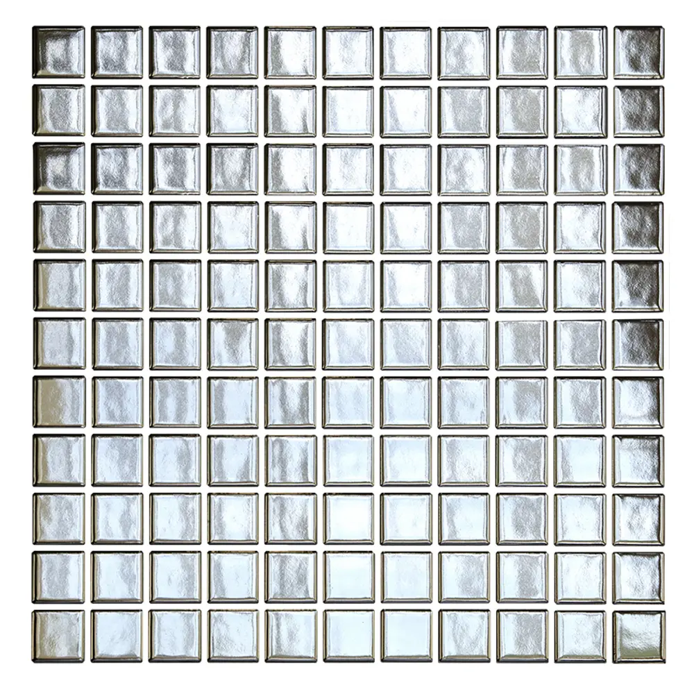 Фото Мозаика керамическая Starmosaic Silver glossy CIO917JY 30.25x30.25см цвет cерый, серебристый Фото Мозаика керамическая Starmosaic Silver glossy CIO917JY 30.25x30.25см цвет cерый, серебристый