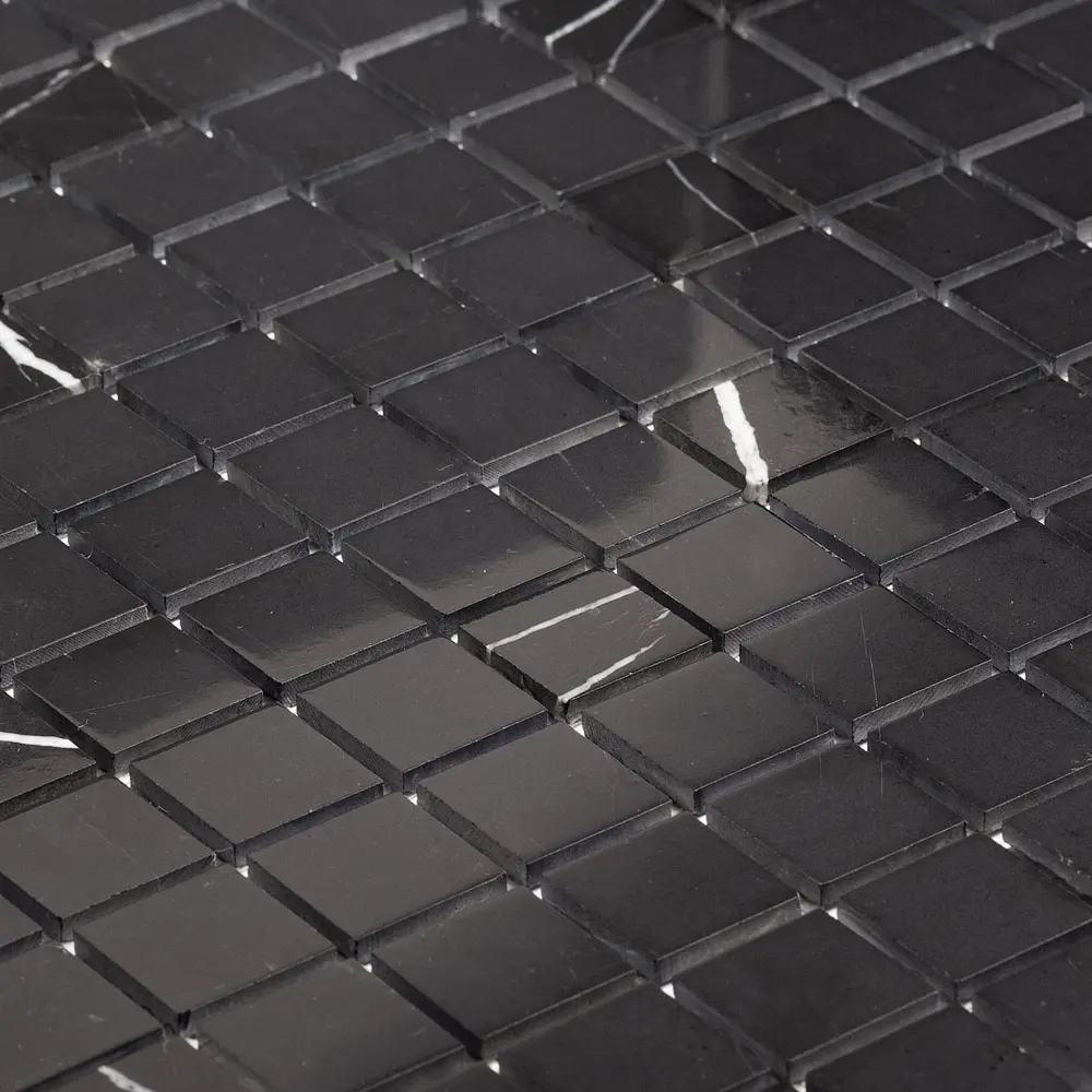 Фото 2 Мозаика декоративная Starmosaic 20х20 black polished 1236025 30.5x30.5см цвет Черный Фото 2 Мозаика декоративная Starmosaic 20х20 black polished 1236025 30.5x30.5см цвет Черный