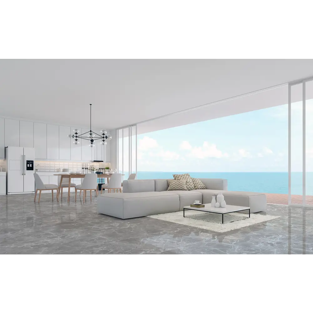 Фото 5 Керамогранит GLOBAL TILE Solo_gt GT120601301PR 60x120см 1.44 м² цвет серый, цена за упаковку Фото 5 Керамогранит GLOBAL TILE Solo_gt GT120601301PR 60x120см 1.44 м² цвет серый, цена за упаковку