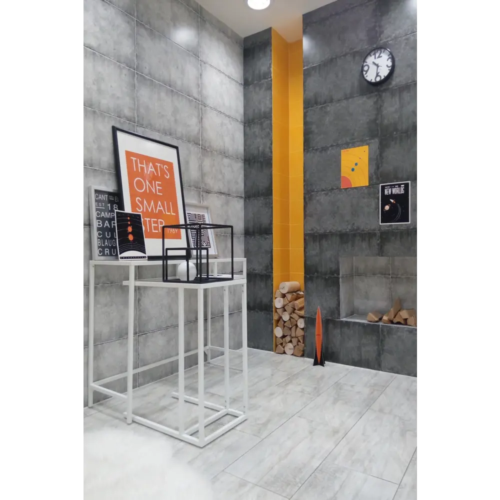 Фото Керамическая плитка Керамин Мегаполис CDB00013535 60x30см 1.98 м² цвет темно-серый Фото Керамическая плитка Керамин Мегаполис CDB00013535 60x30см 1.98 м² цвет темно-серый