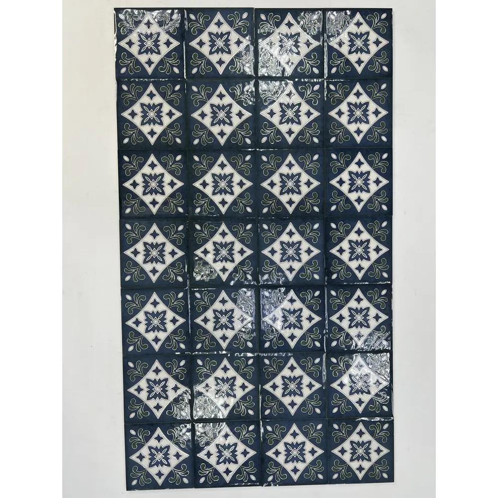 Фото 2 Керамическая плитка Керлайф Smalto Decor 3 Blu 15x15см 0.9 м² цвет синий, цена за упаковку Фото 2 Керамическая плитка Керлайф Smalto Decor 3 Blu 15x15см 0.9 м² цвет синий, цена за упаковку
