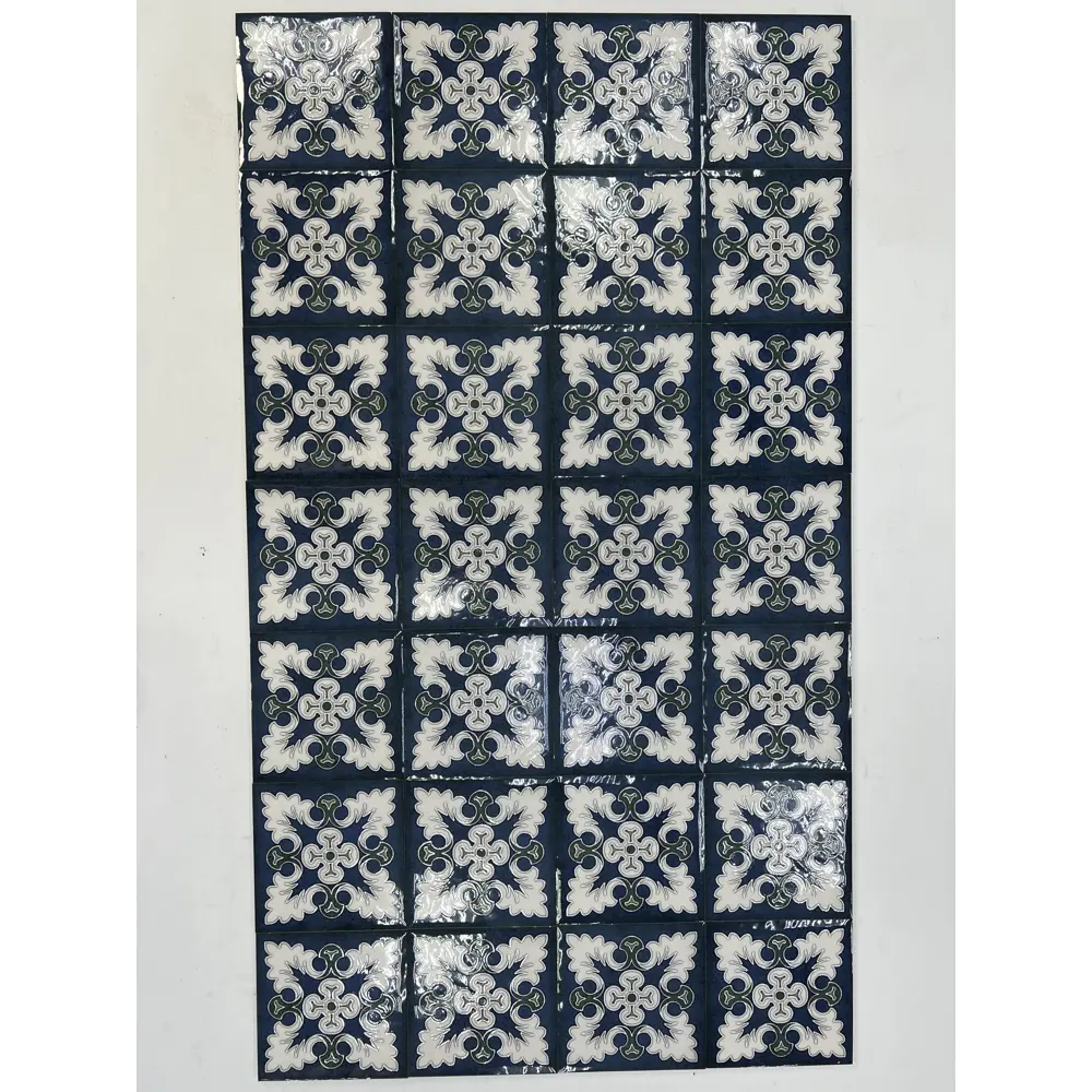 Фото 2 Керамическая плитка Керлайф Smalto Decor 1 Blu 15x15см 0.9 м² цвет синий, цена за упаковку Фото 2 Керамическая плитка Керлайф Smalto Decor 1 Blu 15x15см 0.9 м² цвет синий, цена за упаковку