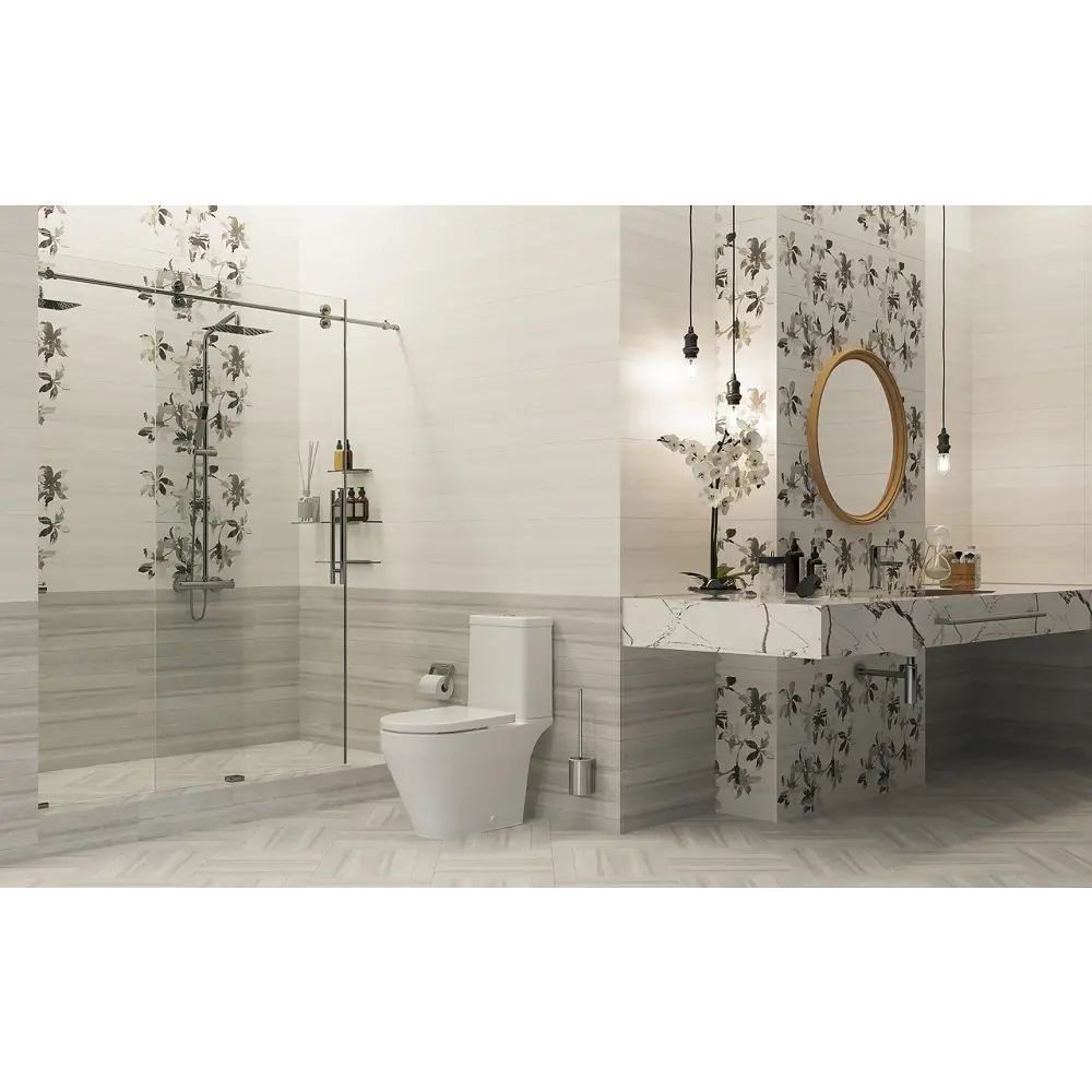 Фото 2 Плитка Керамин Ванкувер CDB00020479 40x40см 1.76 м² цвет белый, цена за упаковку Фото 2 Плитка Керамин Ванкувер CDB00020479 40x40см 1.76 м² цвет белый, цена за упаковку