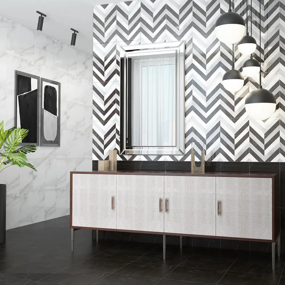 Фото 2 Керамическая плитка Керамин Пантеон CDB00023597 27.5x40см 1.65 м² цвет черный, цена за упаковку Фото 2 Керамическая плитка Керамин Пантеон CDB00023597 27.5x40см 1.65 м² цвет черный, цена за упаковку