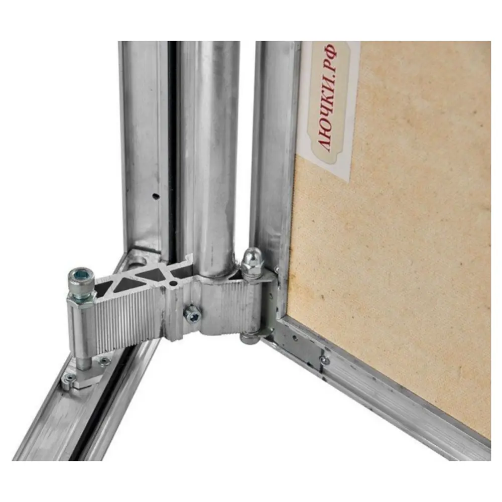 Фото 3 Люк ревизионный нажимной Лючки РФ под плитку алюминий Секрет 3.0 50x120 см