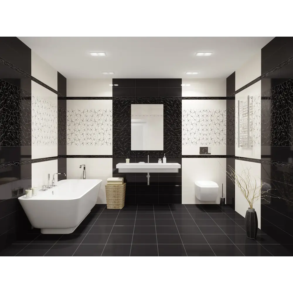 Фото 2 Напольная плитка Azori Nero 507113002 42x42см 1.23 м² цвет черный Фото 2 Напольная плитка Azori Nero 507113002 42x42см 1.23 м² цвет черный