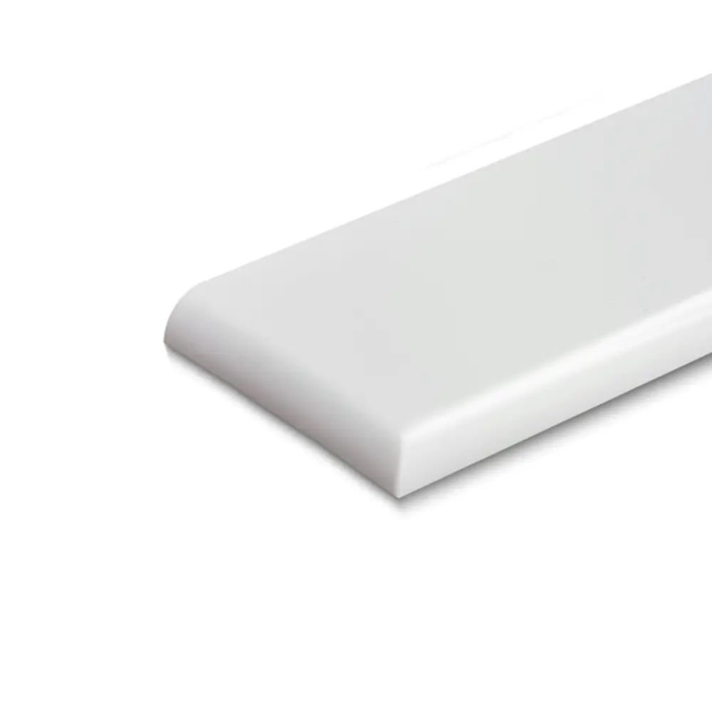 Фото Плинтус бордюр акриловый для Ванной Комнаты Радиус R12 12x100x900 Правый супер белый Фото Плинтус бордюр акриловый для Ванной Комнаты Радиус R12 12x100x900 Правый супер белый
