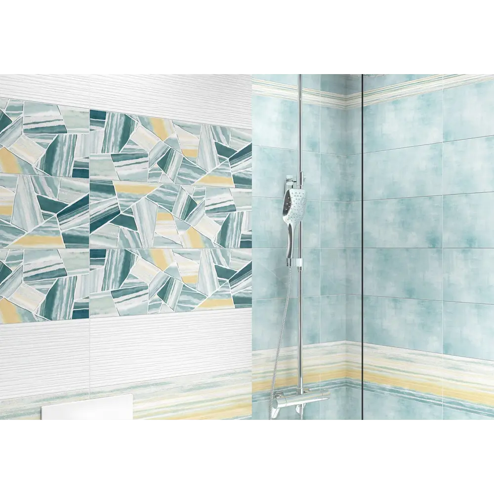 Фото 2 Бордюр Alma ceramica Alaris Bwu60als016ekb 6x60см цвет мультиколор Фото 2 Бордюр Alma ceramica Alaris Bwu60als016ekb 6x60см цвет мультиколор