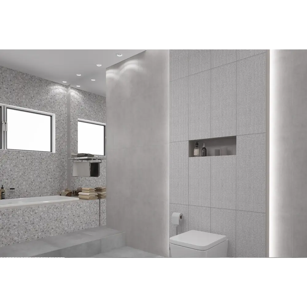 Фото Декор настенный Kerlife Alba bianco 1291prm 25.1x71см цвет белый