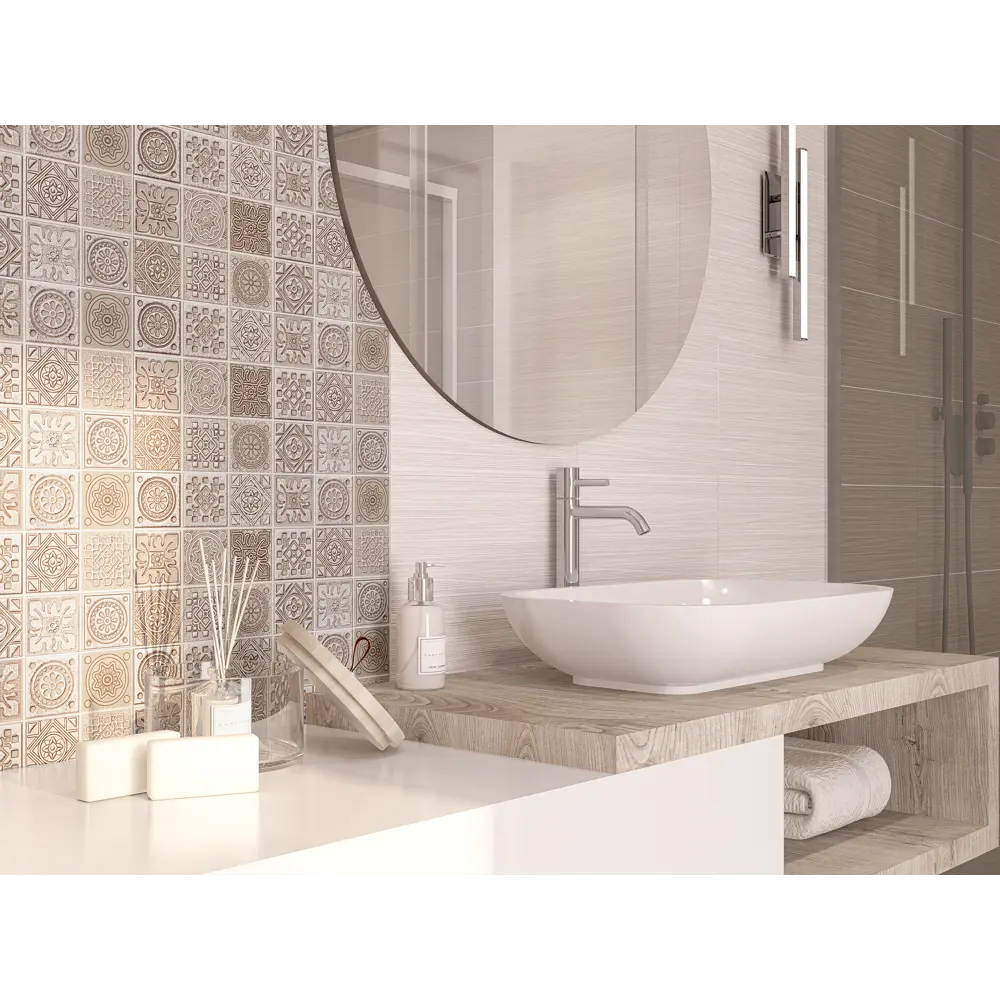 Фото 2 Бордюр Azori Grazia 585591001ekb 6.2x40.5см цвет коричневый Фото 2 Бордюр Azori Grazia 585591001ekb 6.2x40.5см цвет коричневый