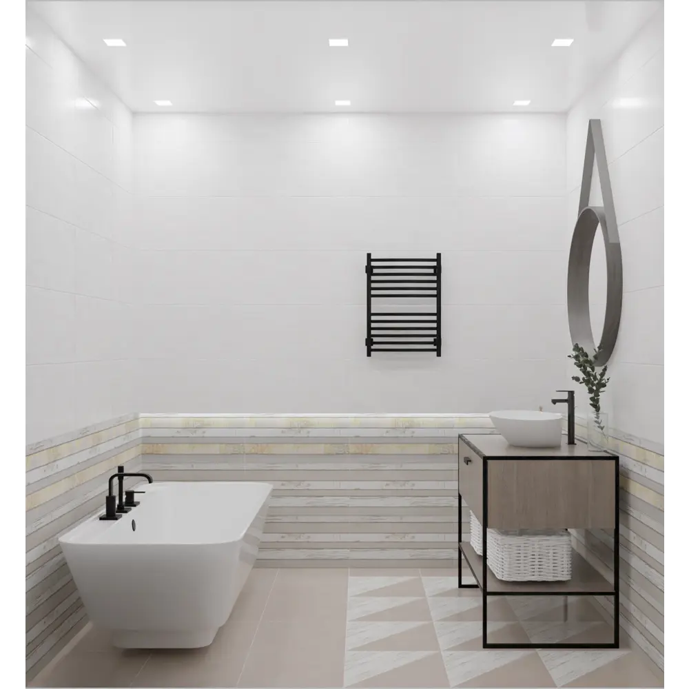 Фото Декор плиточный настенный Azori Scandi 589042001ekb 31.5x63см цвет серый Фото Декор плиточный настенный Azori Scandi 589042001ekb 31.5x63см цвет серый