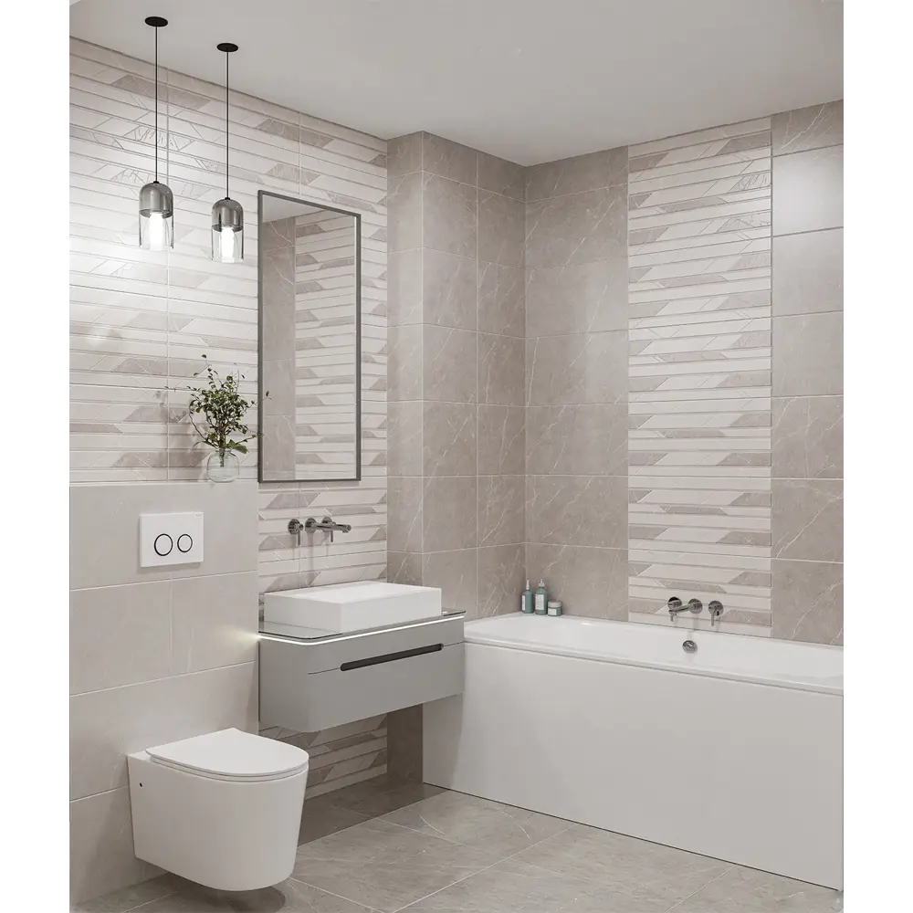 Фото Керамогранит Azori Ebri 00-00002578ekb 60x60см цвет серый Фото Керамогранит Azori Ebri 00-00002578ekb 60x60см цвет серый