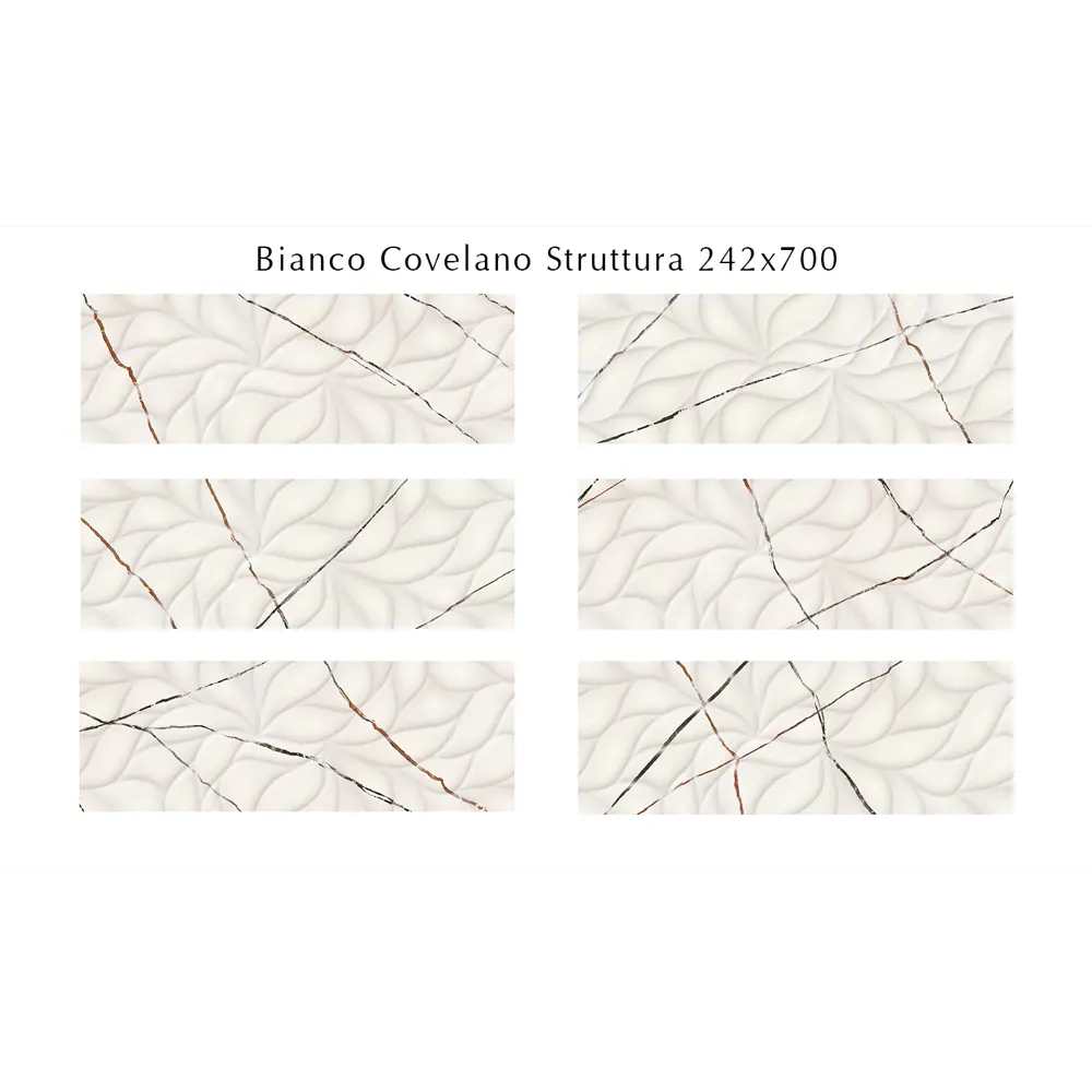 Фото 2 Настенная плитка Eletto ceramica Bianco covelano 508151101ekb 24.2x70см цвет белый Фото 2 Настенная плитка Eletto ceramica Bianco covelano 508151101ekb 24.2x70см цвет белый