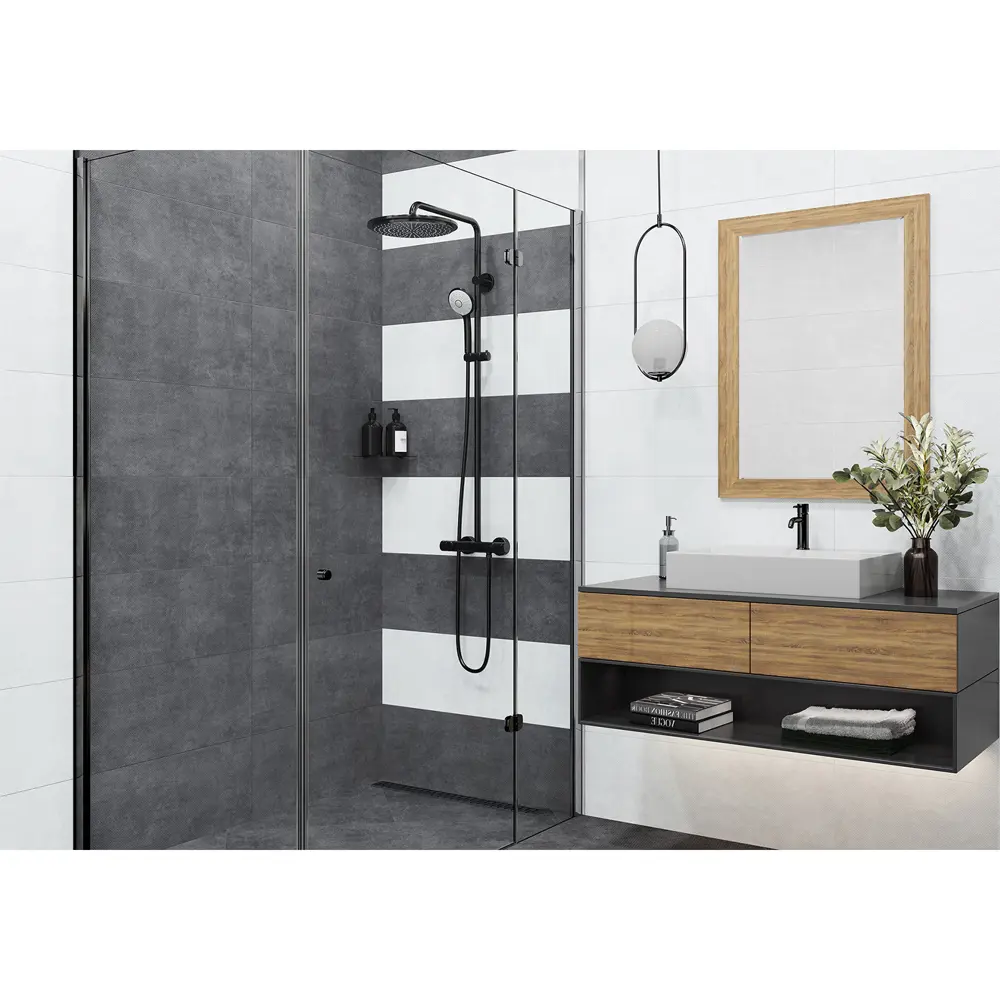 Фото 6 Плитка Alma ceramica Origami TWU93ORG27R 30x90см цвет серый, цена за упаковку Фото 6 Плитка Alma ceramica Origami TWU93ORG27R 30x90см цвет серый, цена за упаковку
