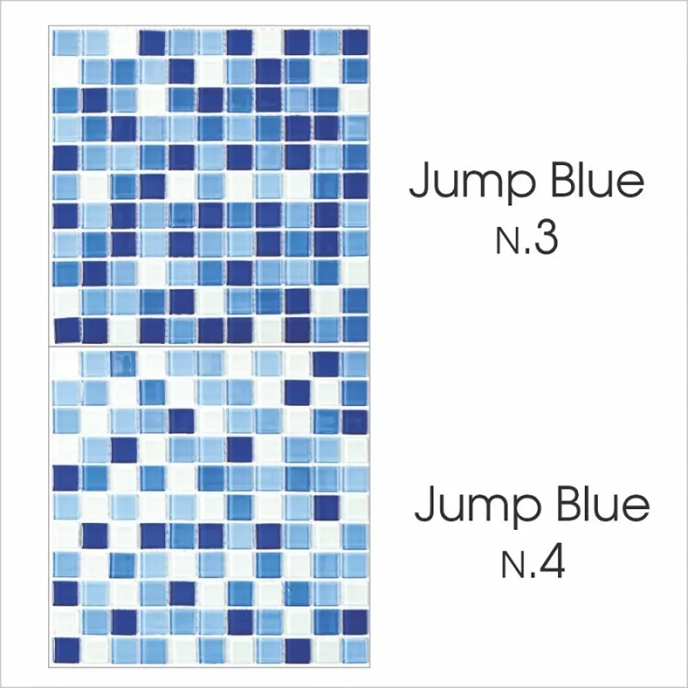 Фото 2 Декоративная мозаика Granito U00005563 Jump Blue №1-8 комплект из 8шт.ekb 30x30см цвет Синий Фото 2 Декоративная мозаика Granito U00005563 Jump Blue №1-8 комплект из 8шт.ekb 30x30см цвет Синий