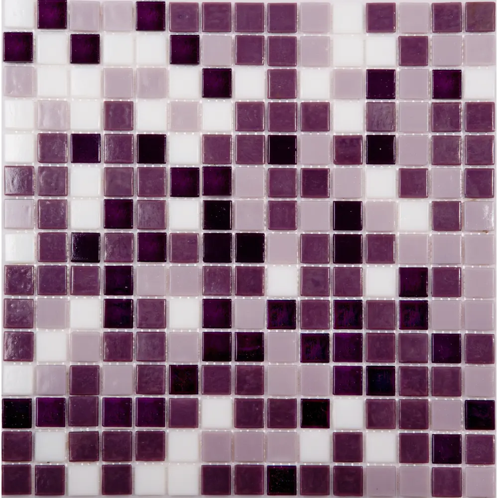 Фото Декоративная мозаика Nsmosaic Mix16 NS00GS0045nsk 32.7x32.7см цвет Фиолетовый Фото Декоративная мозаика Nsmosaic Mix16 NS00GS0045nsk 32.7x32.7см цвет Фиолетовый