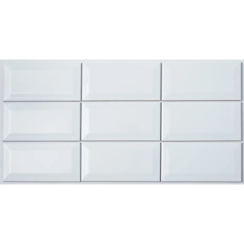 Фото 2 Плитка Nsmosaic Ceramic NS06CE0049 15x7.5см цвет белый глянец, цена за упаковку Фото 2 Плитка Nsmosaic Ceramic NS06CE0049 15x7.5см цвет белый глянец, цена за упаковку