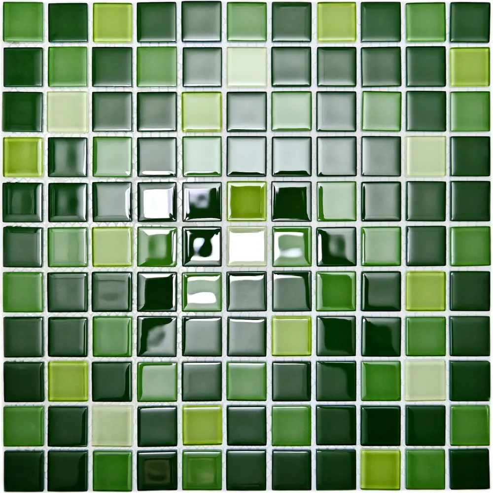 Фото Декоративная мозаика Bonaparte Jump green №1 (dark) Jump Green №1 (dark) 300*300 30x30см цвет Зеленый Фото Декоративная мозаика Bonaparte Jump green №1 (dark) Jump Green №1 (dark) 300*300 30x30см цвет Зеленый