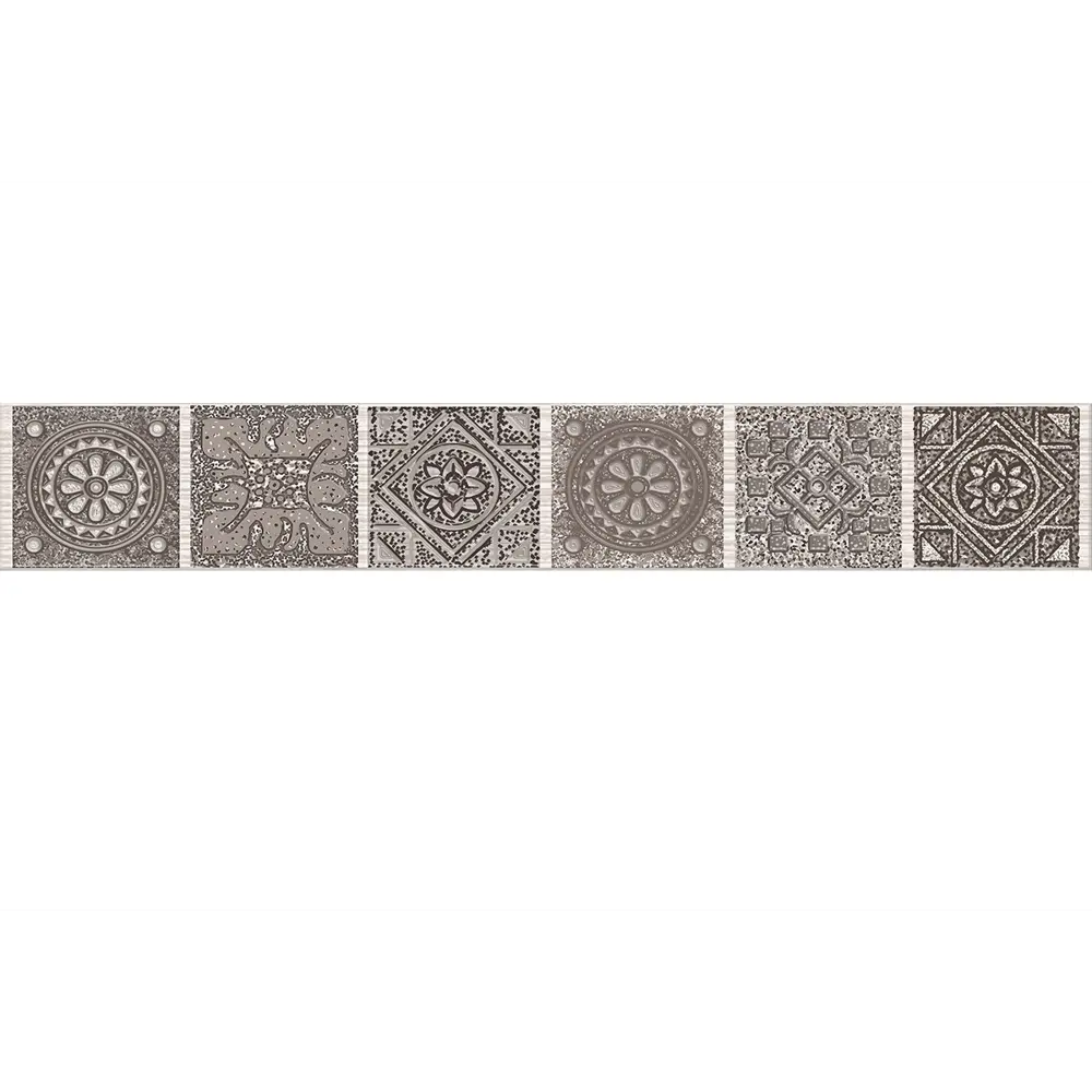 Фото 3 Бордюр Azori 585591001tmn Grazia 6.20x40.50 см, цвет Коричневый Фото 3 Бордюр Azori 585591001tmn Grazia 6.20x40.50 см, цвет Коричневый