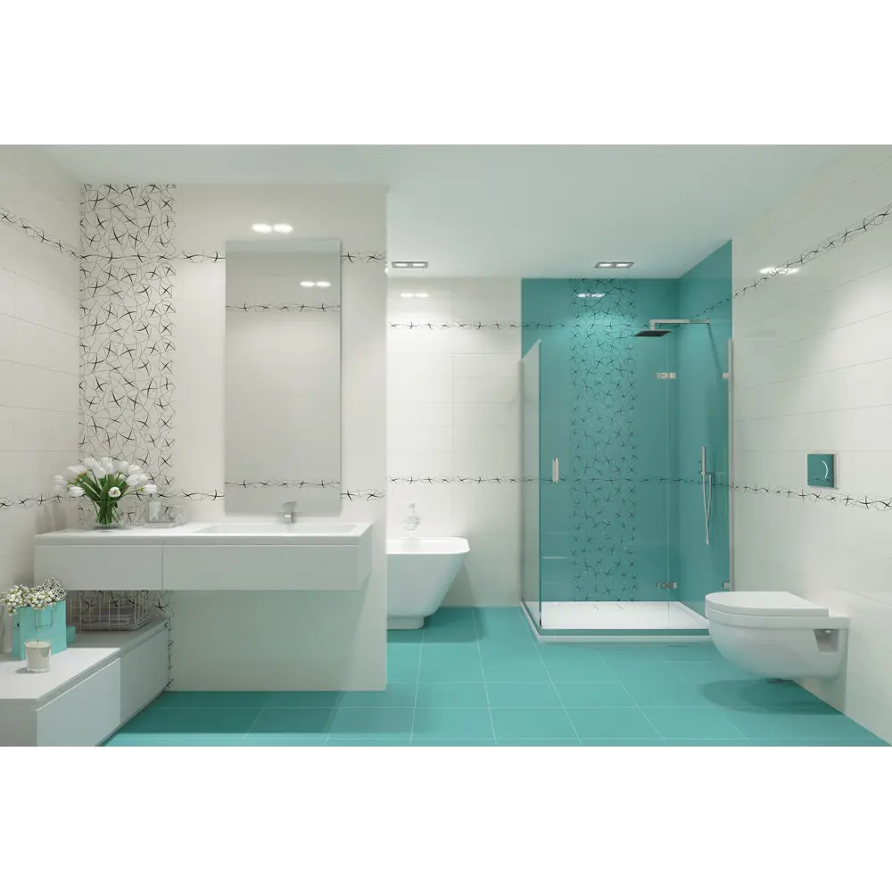 Фото Плитка напольная Azori 507103002tmn Vela 42x42 см, цвет Зеленый Фото Плитка напольная Azori 507103002tmn Vela 42x42 см, цвет Зеленый
