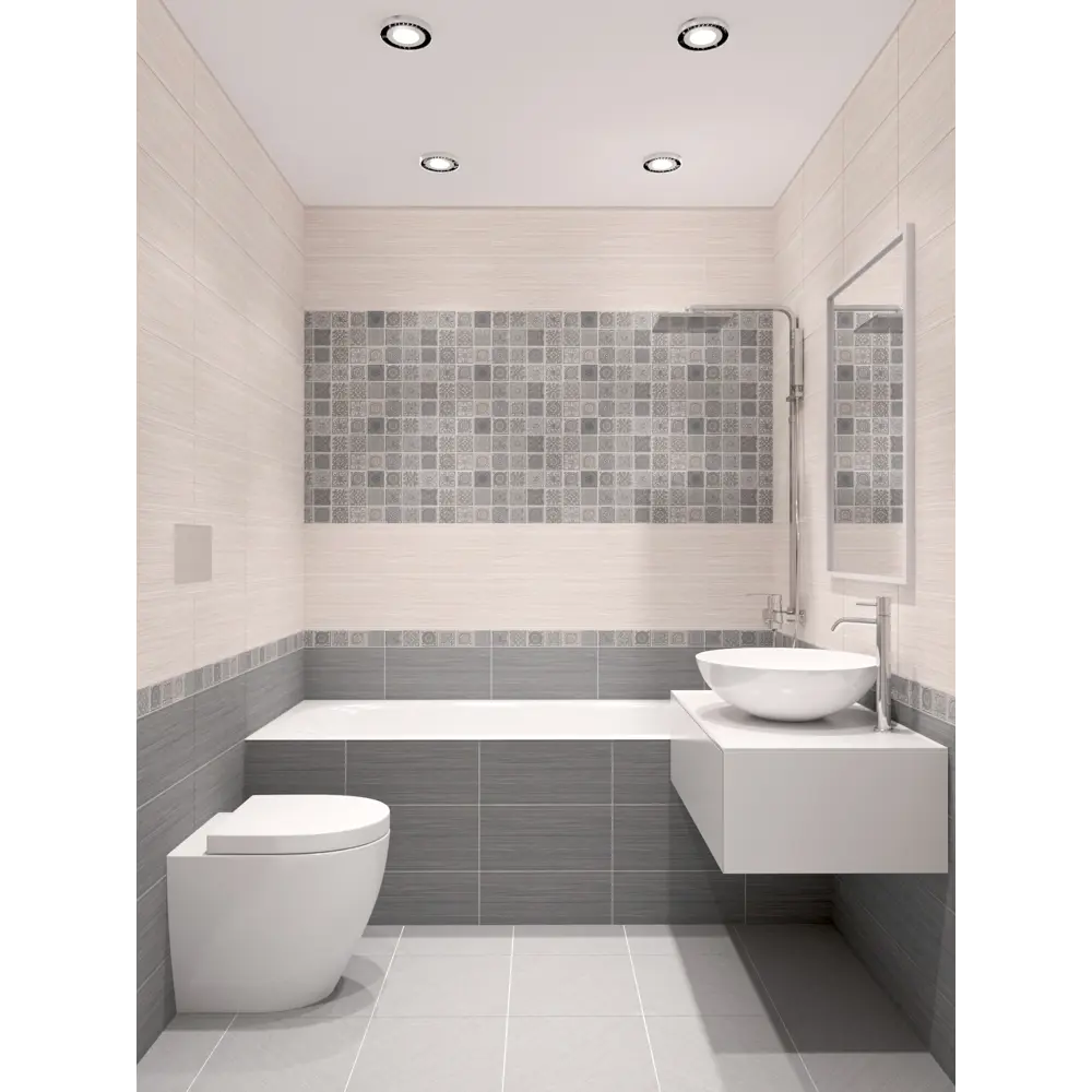 Фото Плитка керамическая для стен Azori 505571201tmn Cenefa Plata 20.10x40.50 см, цвет Бежевый Фото Плитка керамическая для стен Azori 505571201tmn Cenefa Plata 20.10x40.50 см, цвет Бежевый
