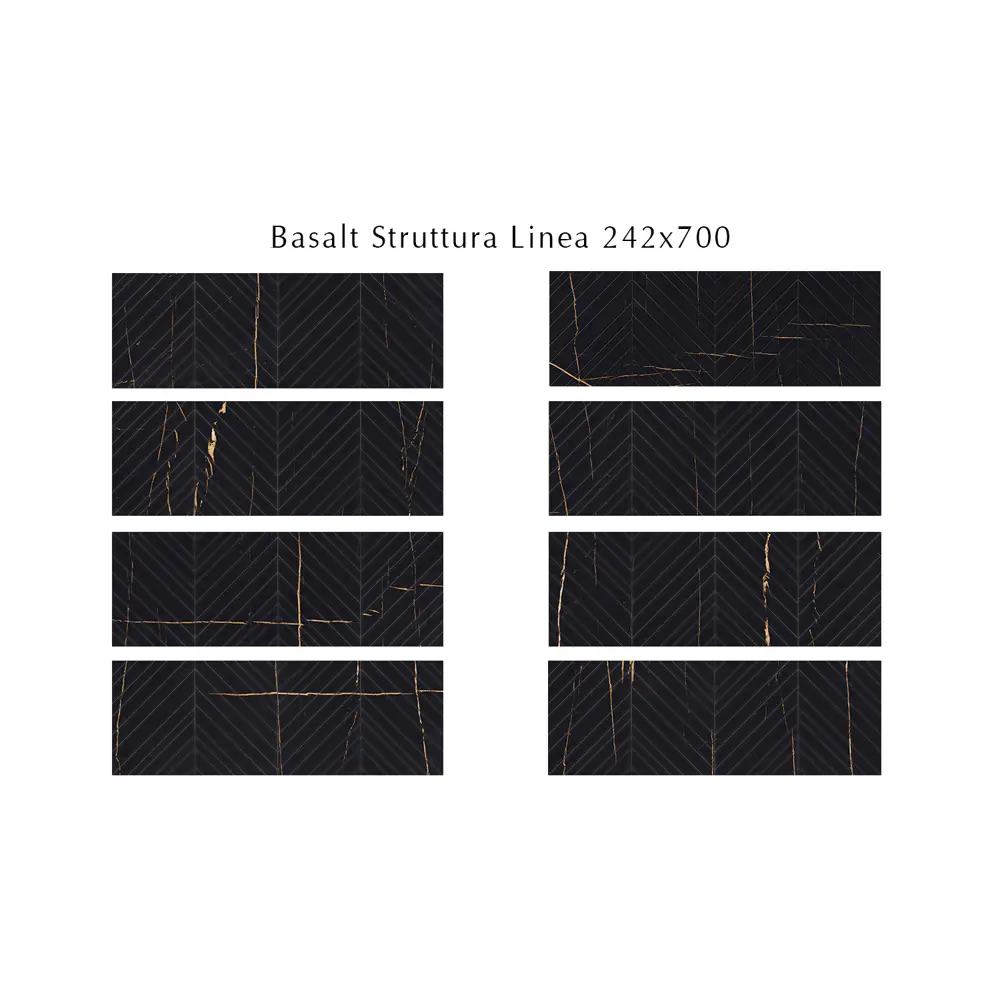 Фото 3 Плитка керамическая для стен Eletto Ceramica 509261101tmn Basalt 24.20x70 см, цвет Черный Фото 3 Плитка керамическая для стен Eletto Ceramica 509261101tmn Basalt 24.20x70 см, цвет Черный